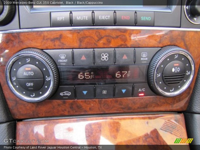 Controls of 2009 CLK 350 Cabriolet