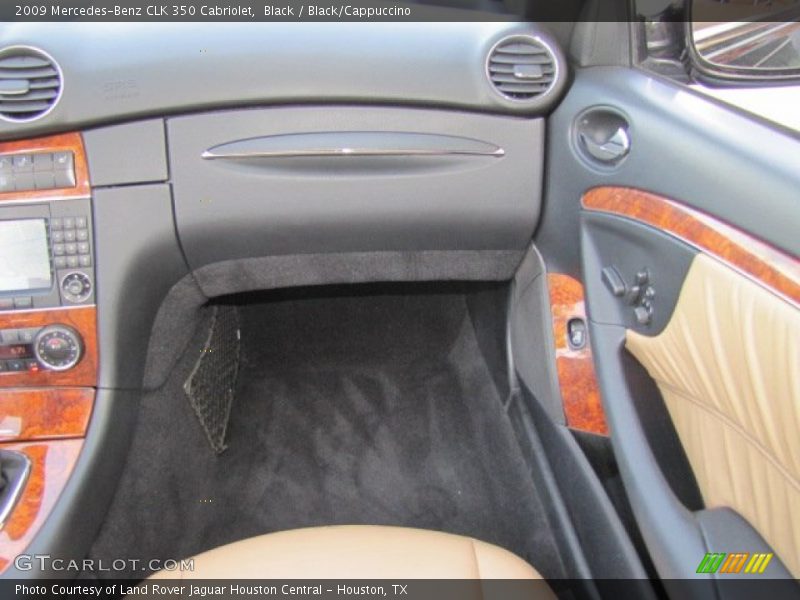 Black / Black/Cappuccino 2009 Mercedes-Benz CLK 350 Cabriolet