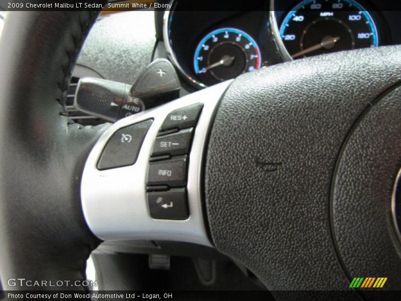 Summit White / Ebony 2009 Chevrolet Malibu LT Sedan