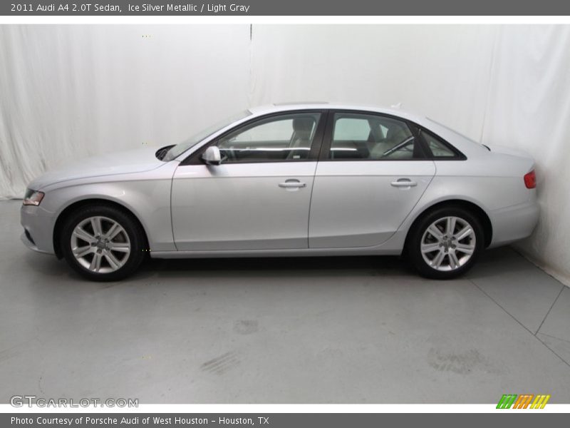 Ice Silver Metallic / Light Gray 2011 Audi A4 2.0T Sedan
