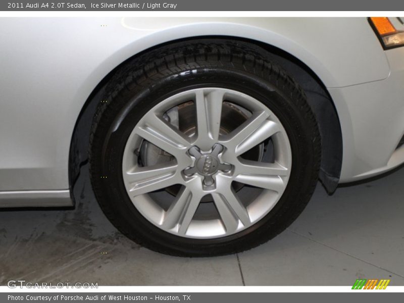 Ice Silver Metallic / Light Gray 2011 Audi A4 2.0T Sedan