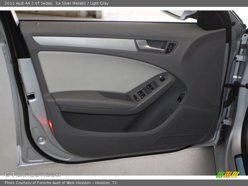 Ice Silver Metallic / Light Gray 2011 Audi A4 2.0T Sedan