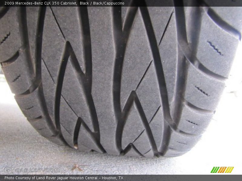 Black / Black/Cappuccino 2009 Mercedes-Benz CLK 350 Cabriolet