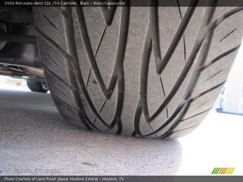 Black / Black/Cappuccino 2009 Mercedes-Benz CLK 350 Cabriolet