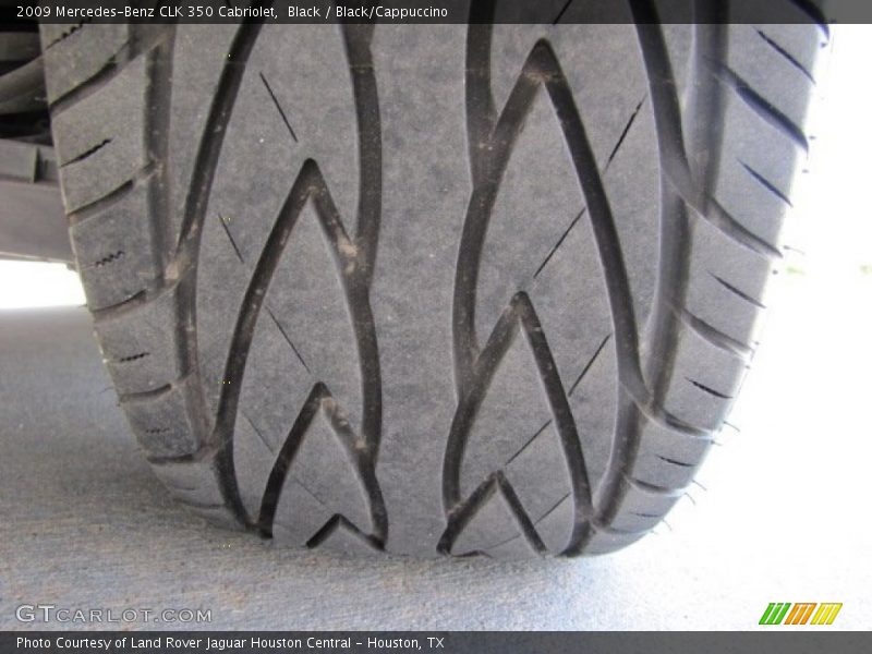 Black / Black/Cappuccino 2009 Mercedes-Benz CLK 350 Cabriolet