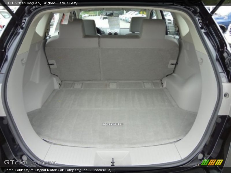 Wicked Black / Gray 2011 Nissan Rogue S