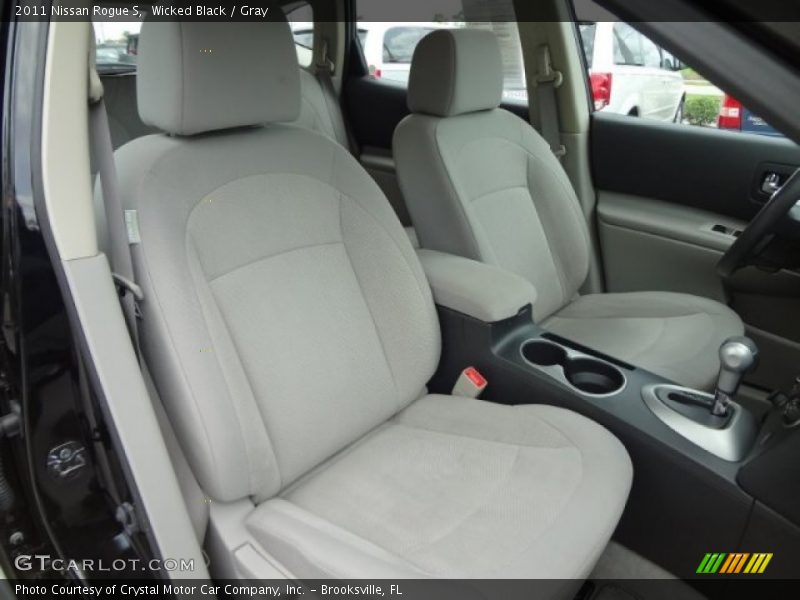 Wicked Black / Gray 2011 Nissan Rogue S