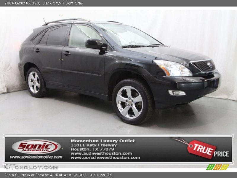 Black Onyx / Light Gray 2004 Lexus RX 330