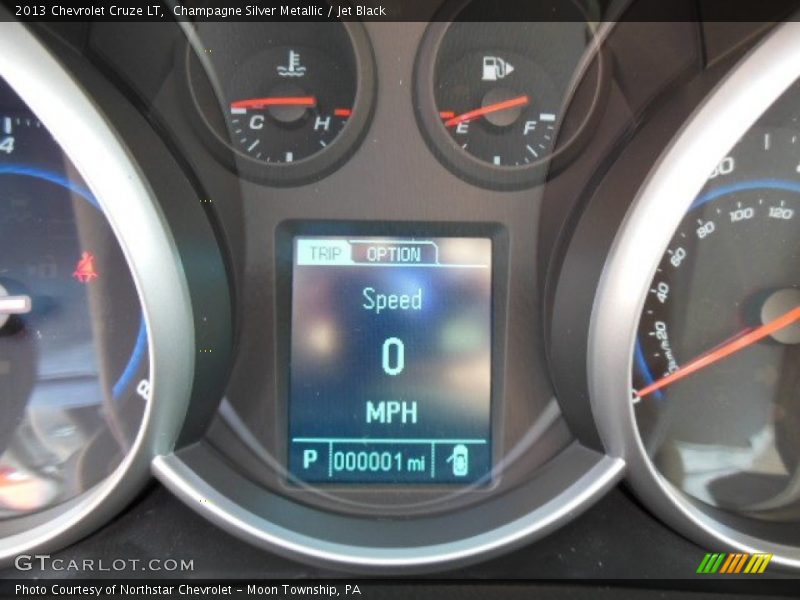 Champagne Silver Metallic / Jet Black 2013 Chevrolet Cruze LT