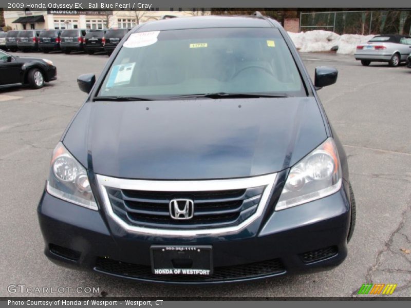Bali Blue Pearl / Gray 2009 Honda Odyssey EX