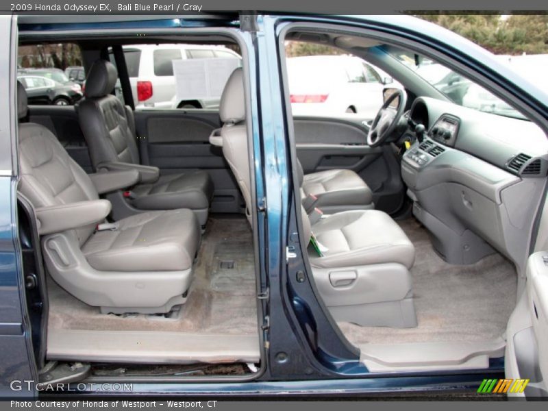 Bali Blue Pearl / Gray 2009 Honda Odyssey EX