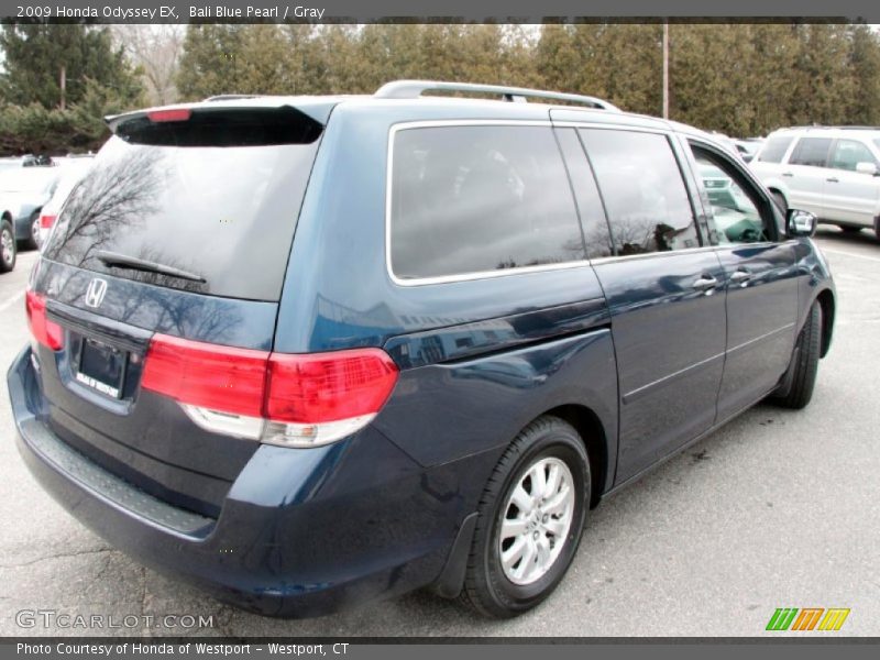 Bali Blue Pearl / Gray 2009 Honda Odyssey EX