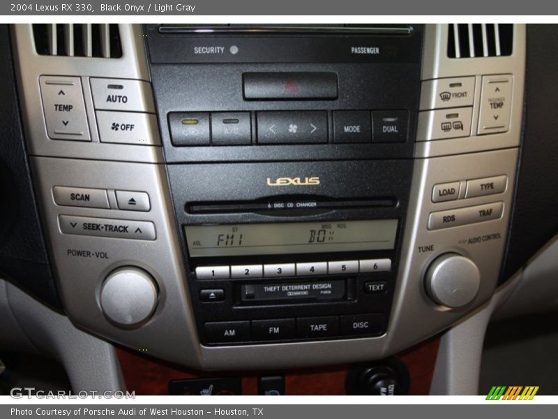 Controls of 2004 RX 330
