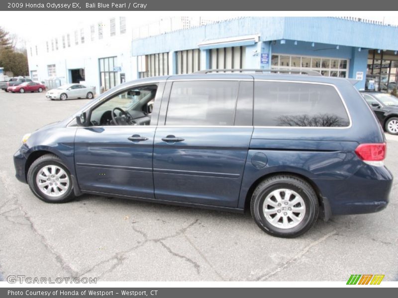 Bali Blue Pearl / Gray 2009 Honda Odyssey EX