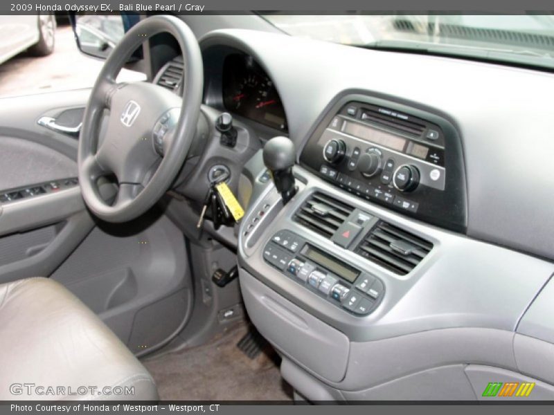 Bali Blue Pearl / Gray 2009 Honda Odyssey EX