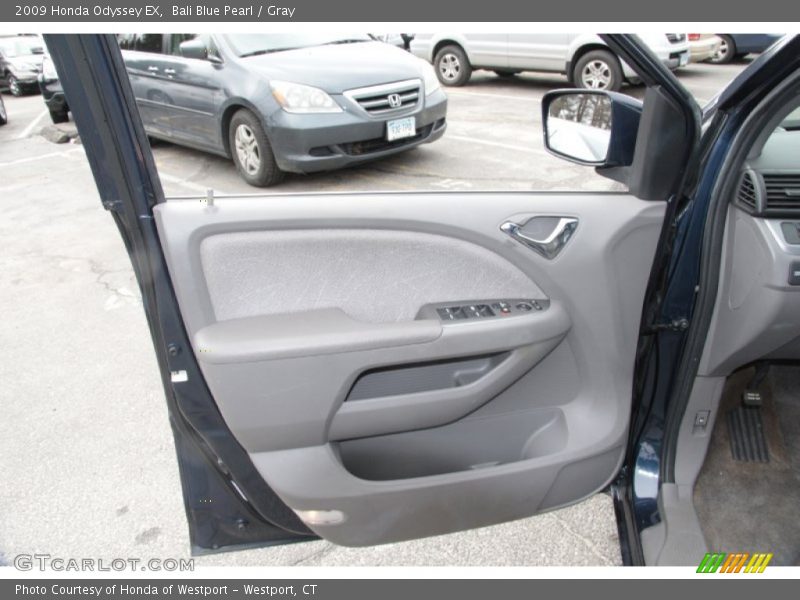 Bali Blue Pearl / Gray 2009 Honda Odyssey EX