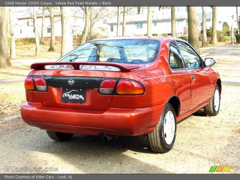 Yellow Red Pearl Metallic / Black 1998 Nissan 200SX Coupe