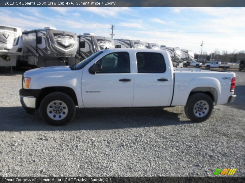 Summit White / Ebony 2013 GMC Sierra 1500 Crew Cab 4x4