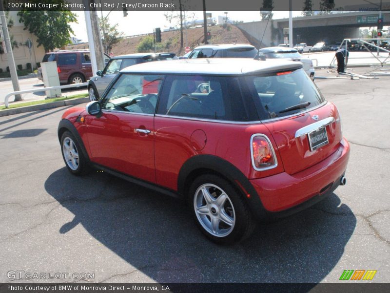 Chili Red / Grey/Carbon Black 2007 Mini Cooper Hardtop