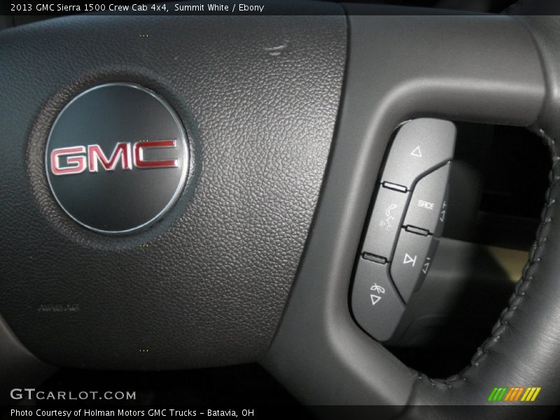 Summit White / Ebony 2013 GMC Sierra 1500 Crew Cab 4x4
