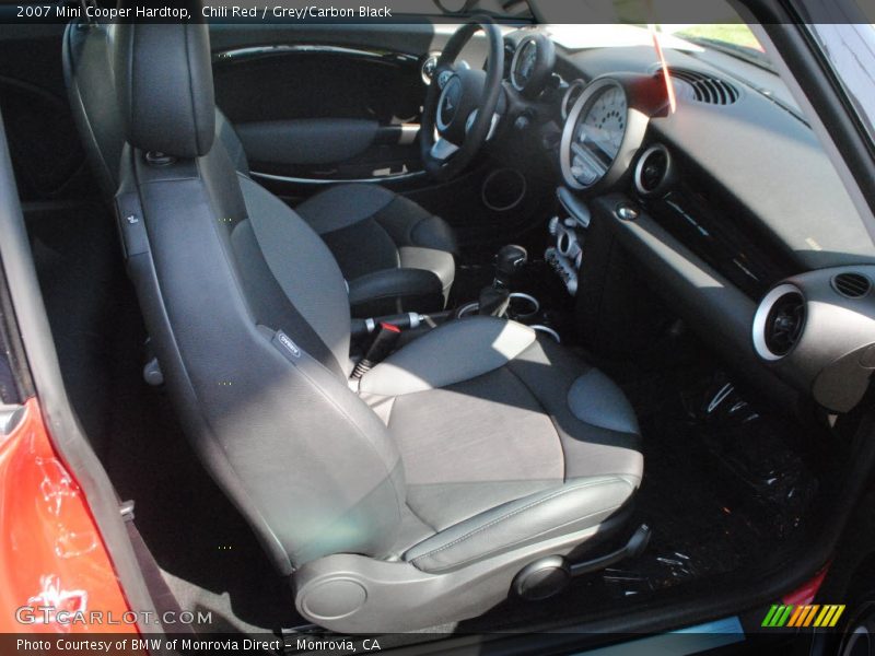 Chili Red / Grey/Carbon Black 2007 Mini Cooper Hardtop