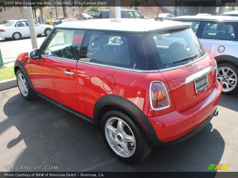 Chili Red / Grey/Carbon Black 2007 Mini Cooper Hardtop