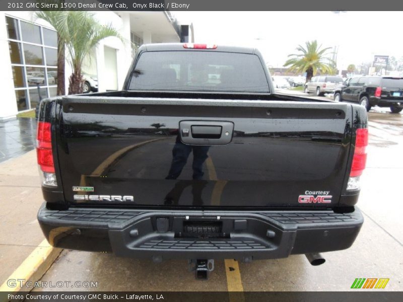 Onyx Black / Ebony 2012 GMC Sierra 1500 Denali Crew Cab