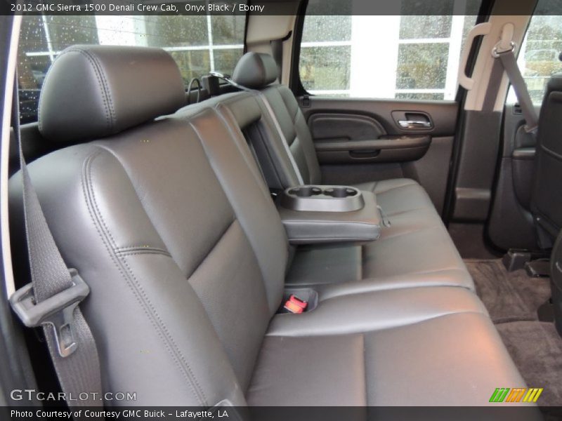 Rear Seat of 2012 Sierra 1500 Denali Crew Cab