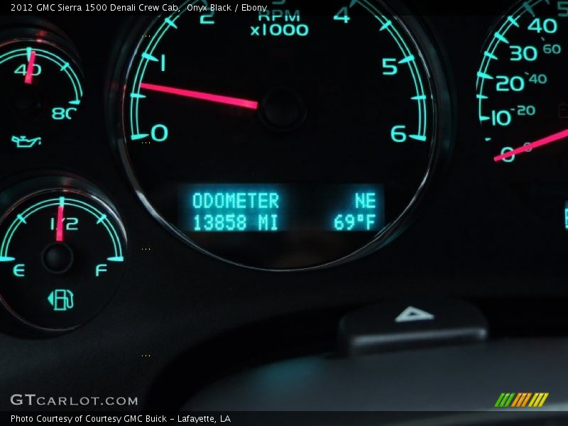 Onyx Black / Ebony 2012 GMC Sierra 1500 Denali Crew Cab