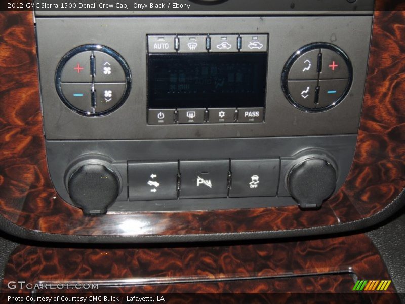 Controls of 2012 Sierra 1500 Denali Crew Cab