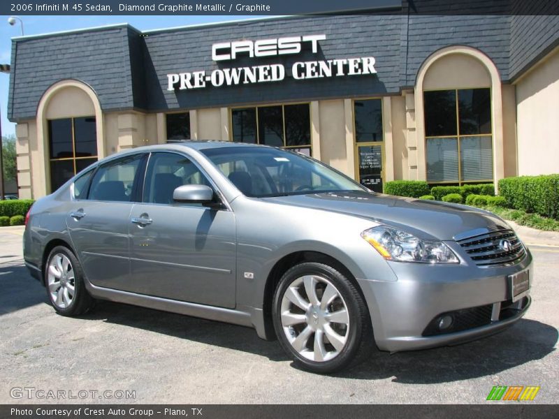 Diamond Graphite Metallic / Graphite 2006 Infiniti M 45 Sedan