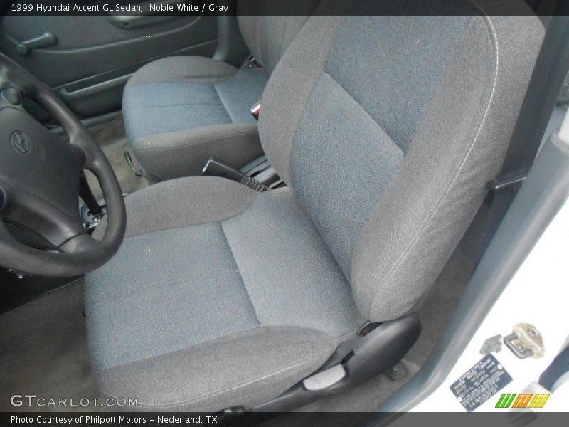  1999 Accent GL Sedan Gray Interior