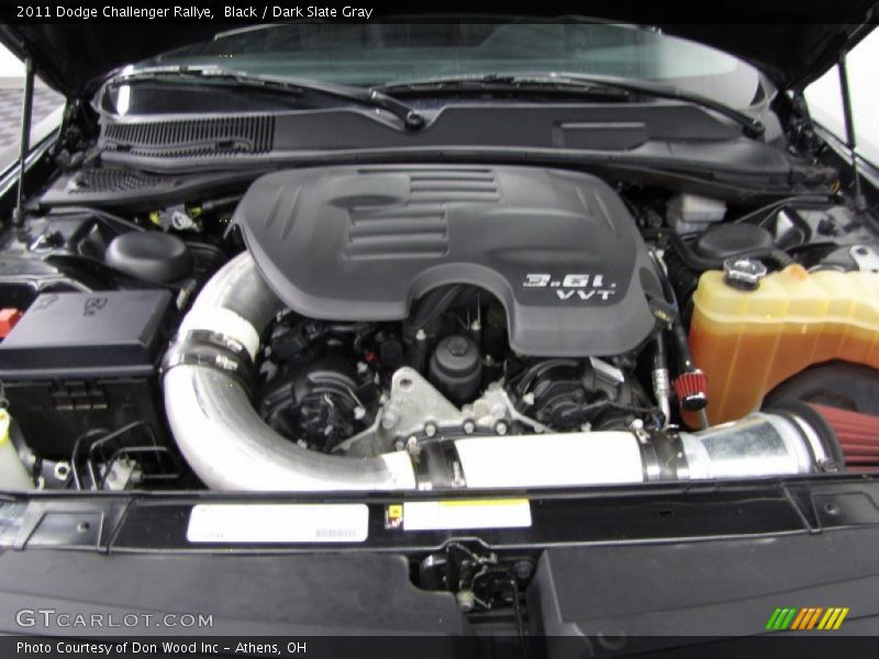 Black / Dark Slate Gray 2011 Dodge Challenger Rallye