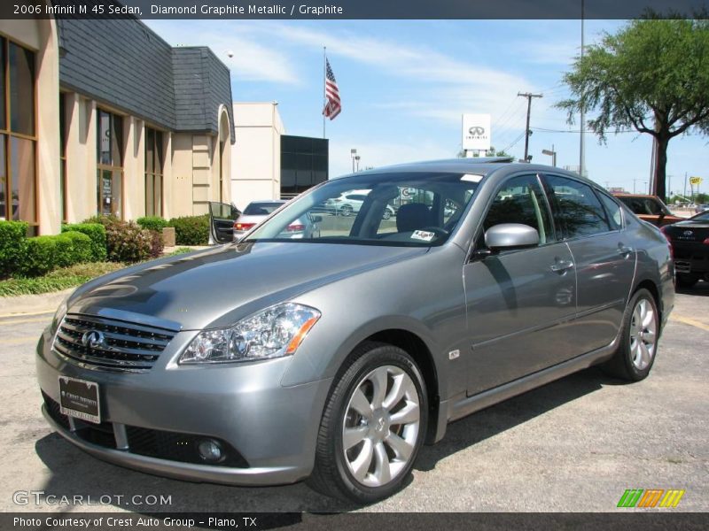 Diamond Graphite Metallic / Graphite 2006 Infiniti M 45 Sedan