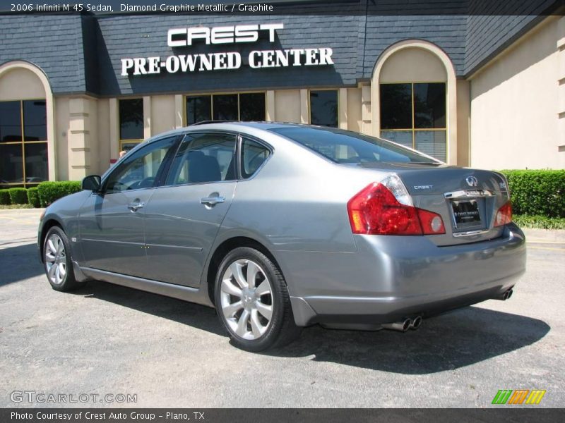 Diamond Graphite Metallic / Graphite 2006 Infiniti M 45 Sedan