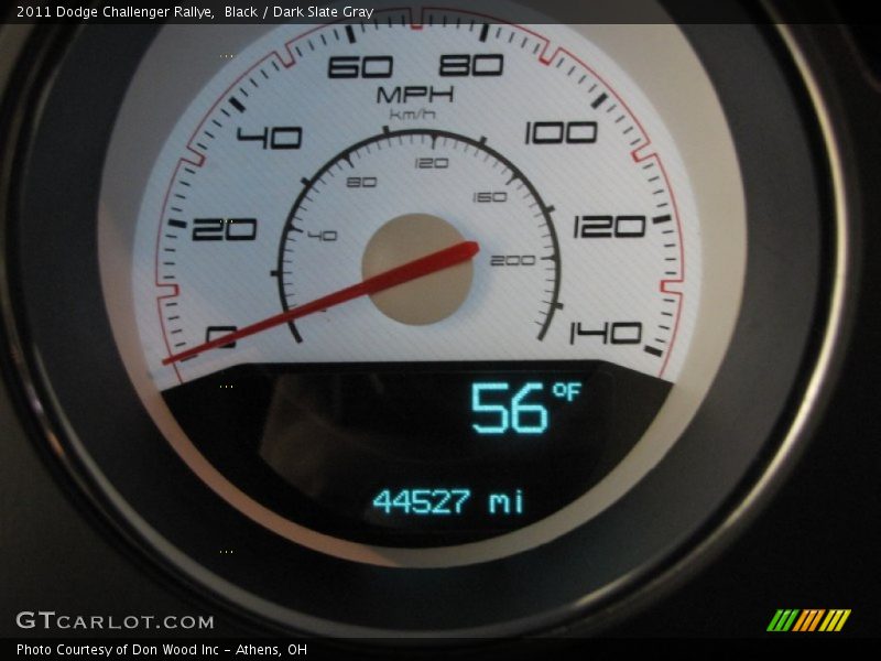 Black / Dark Slate Gray 2011 Dodge Challenger Rallye