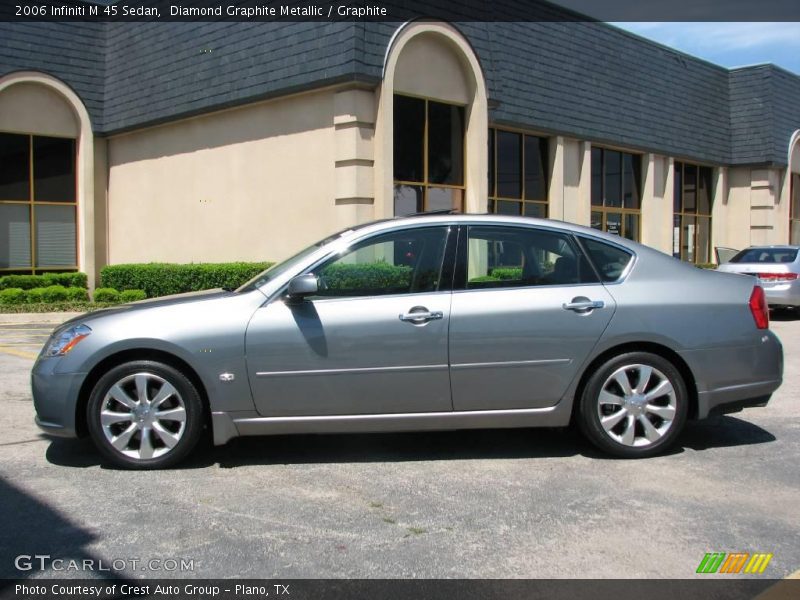 Diamond Graphite Metallic / Graphite 2006 Infiniti M 45 Sedan