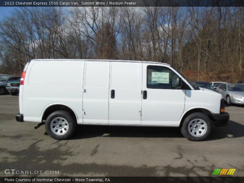 Summit White / Medium Pewter 2013 Chevrolet Express 1500 Cargo Van