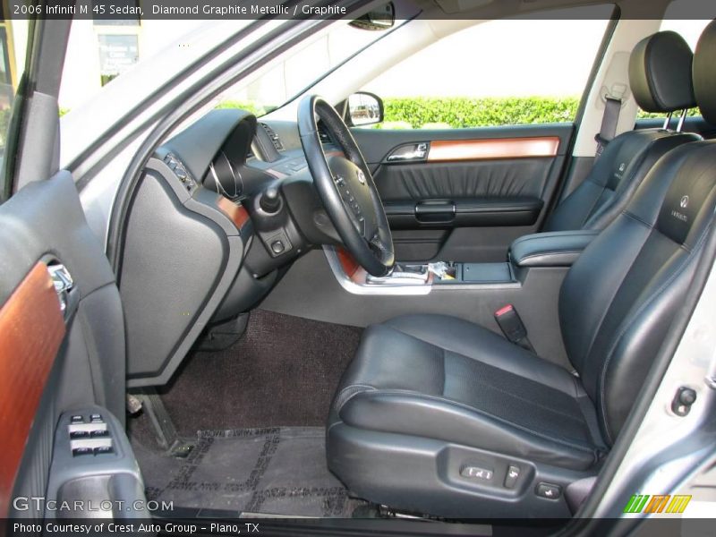 Diamond Graphite Metallic / Graphite 2006 Infiniti M 45 Sedan
