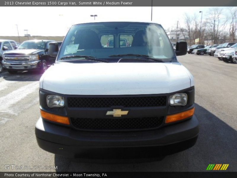 Summit White / Medium Pewter 2013 Chevrolet Express 1500 Cargo Van