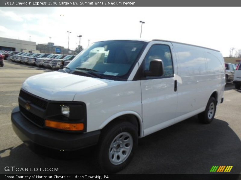 Summit White / Medium Pewter 2013 Chevrolet Express 1500 Cargo Van