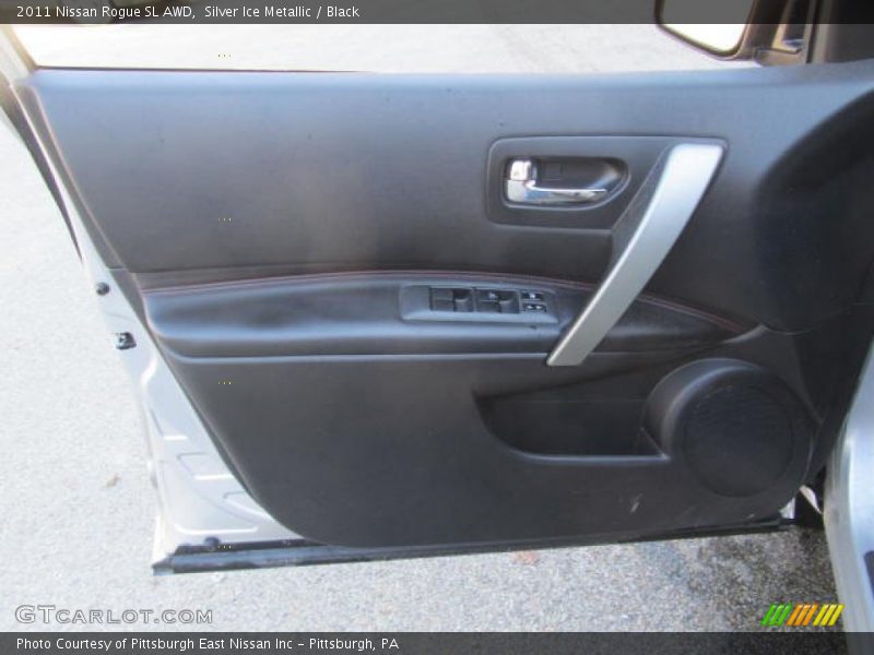 Silver Ice Metallic / Black 2011 Nissan Rogue SL AWD