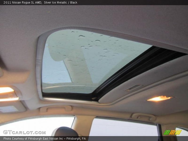 Silver Ice Metallic / Black 2011 Nissan Rogue SL AWD
