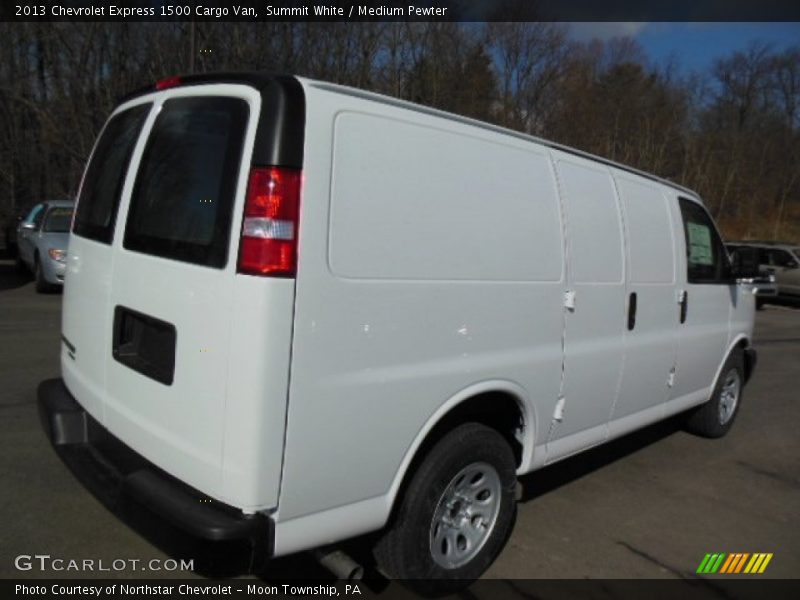 Summit White / Medium Pewter 2013 Chevrolet Express 1500 Cargo Van