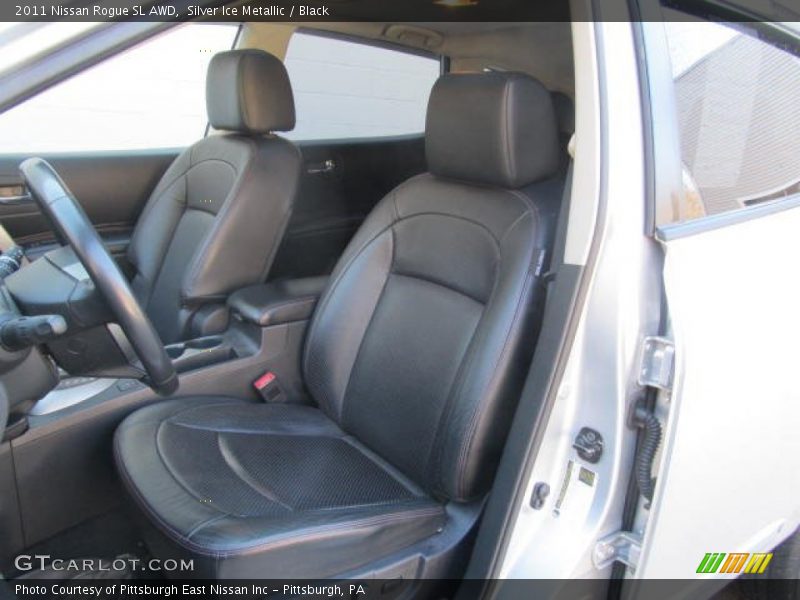 Silver Ice Metallic / Black 2011 Nissan Rogue SL AWD