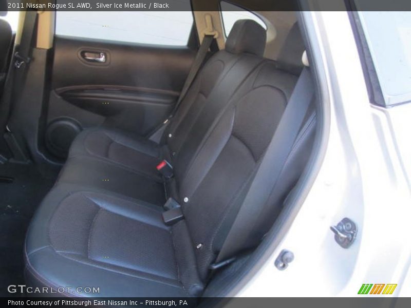 Silver Ice Metallic / Black 2011 Nissan Rogue SL AWD