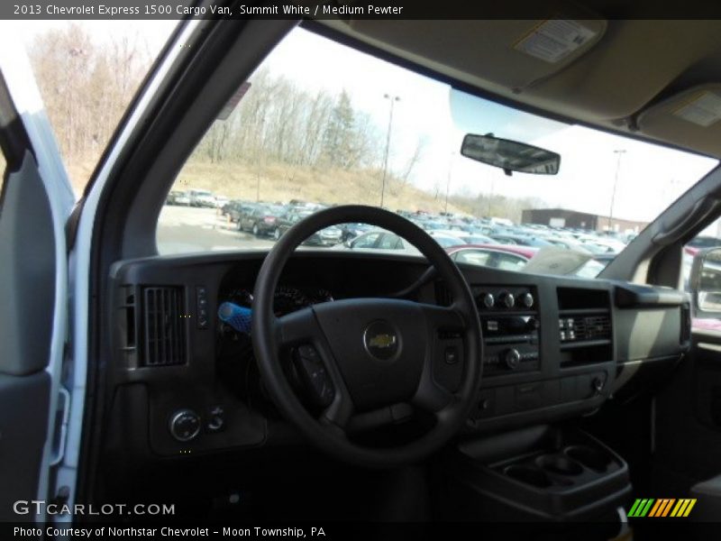 Summit White / Medium Pewter 2013 Chevrolet Express 1500 Cargo Van