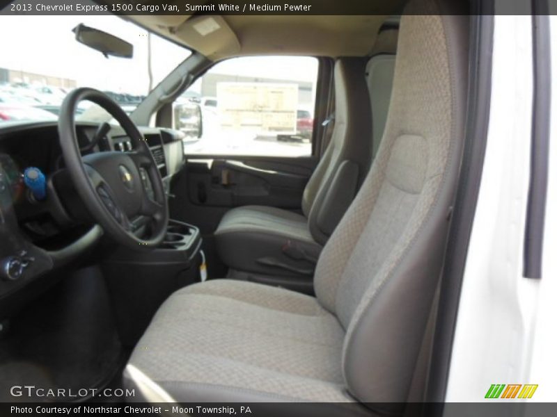 Summit White / Medium Pewter 2013 Chevrolet Express 1500 Cargo Van