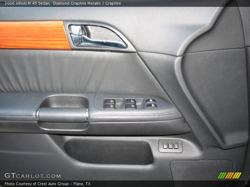 Diamond Graphite Metallic / Graphite 2006 Infiniti M 45 Sedan