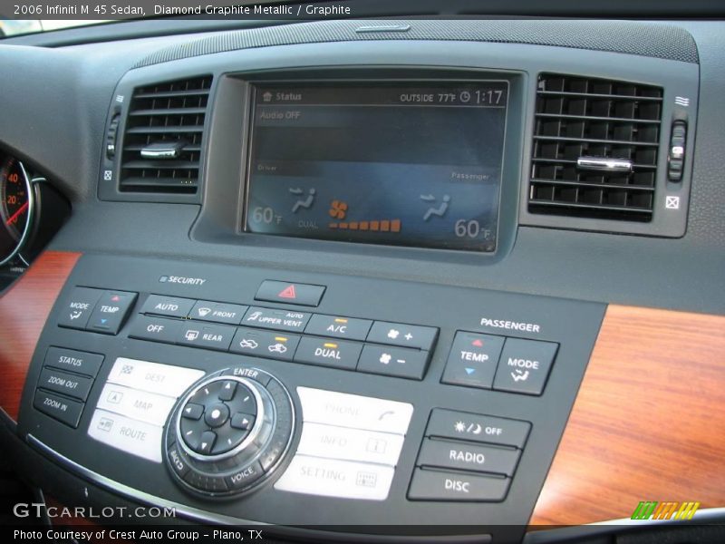 Diamond Graphite Metallic / Graphite 2006 Infiniti M 45 Sedan